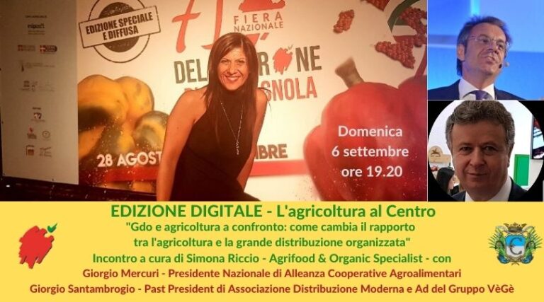 “EDIZIONE DIGITALE: L’AGRICOLTURA AL CENTRO” – Giorgio Mercuri e Giorgio Santambrogio