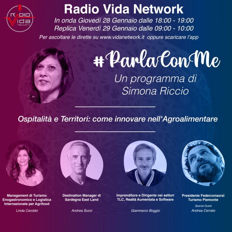 “Ospitalità e Territori: come innovare nell’Agroalimentare” – Puntata del 28/01/2021